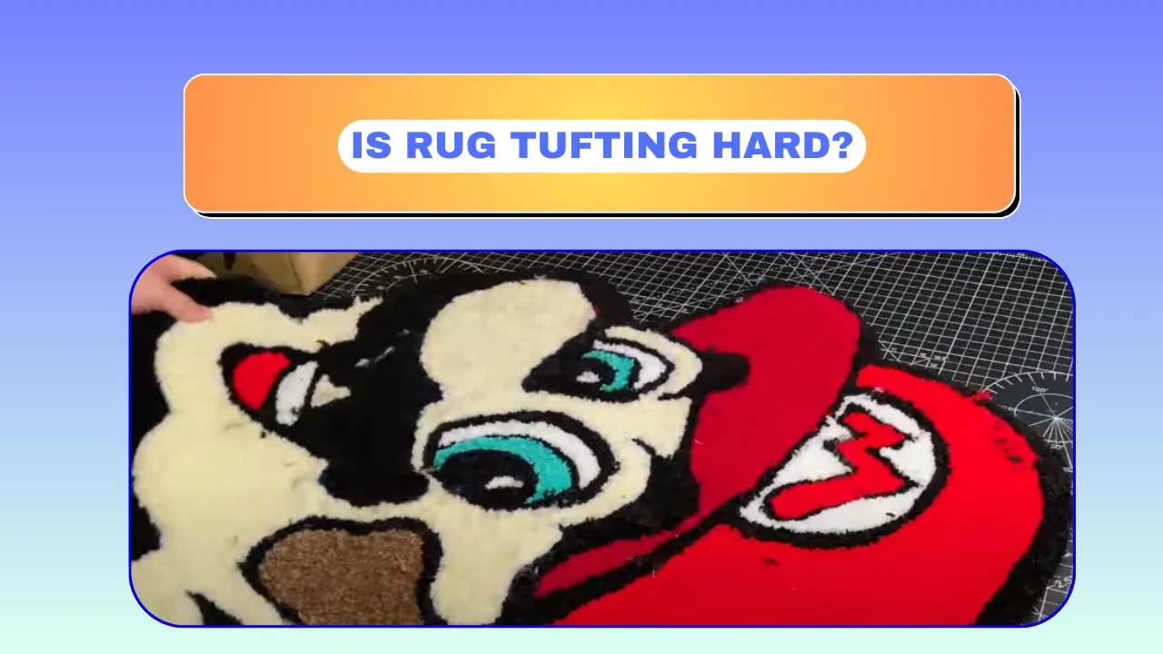 is rug tufting hard